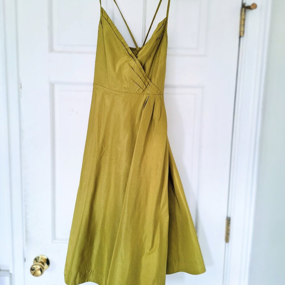 J Crew Silk Formal Dress with Crinoline